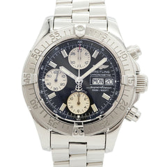 Breitling Superocean Day-Date A13340 Black Dial Men's Watch — Good