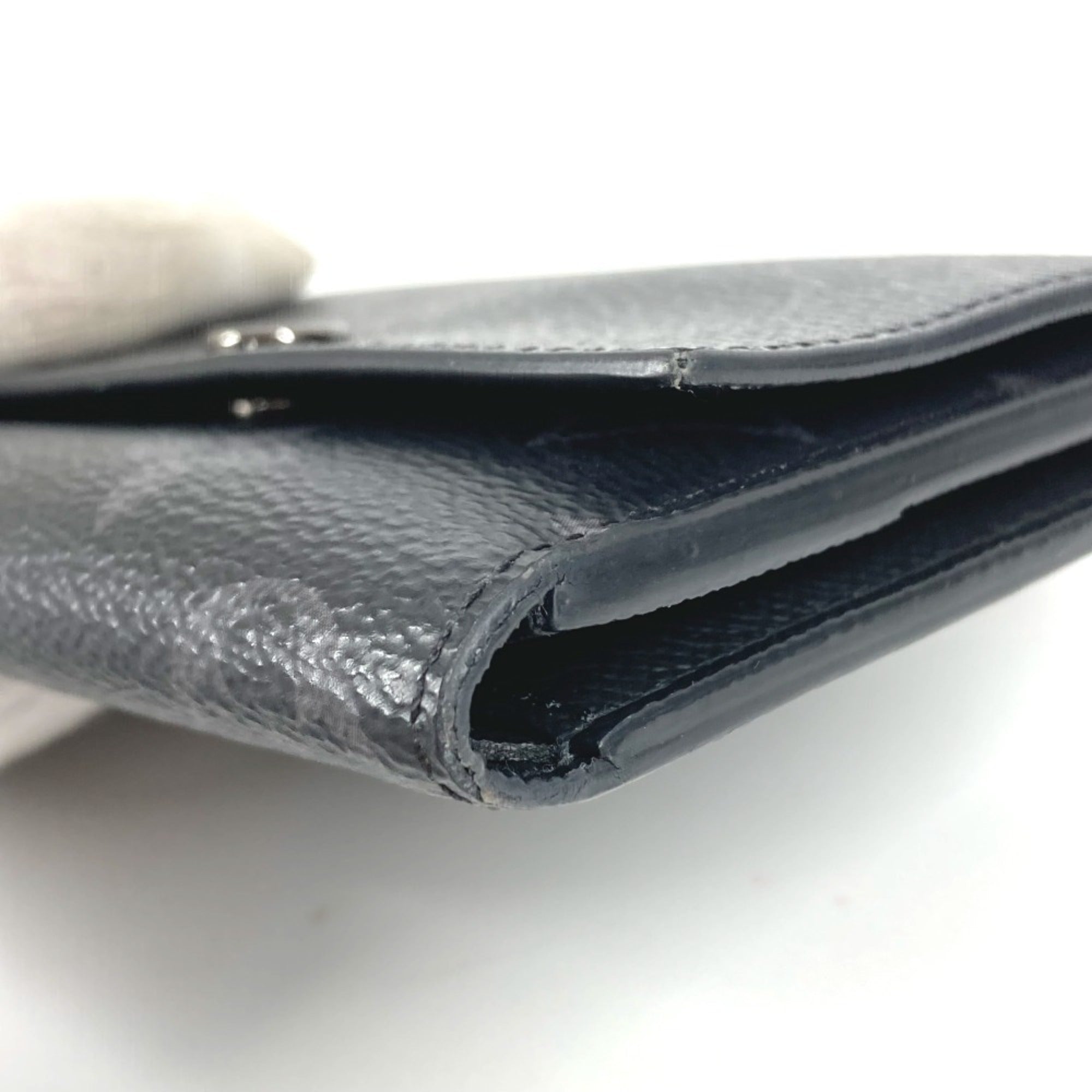 LOUIS VUITTON M12598 Monogram Eclipse Victor Wallet, Compact Trifold Canvas, Black, for Men and Women