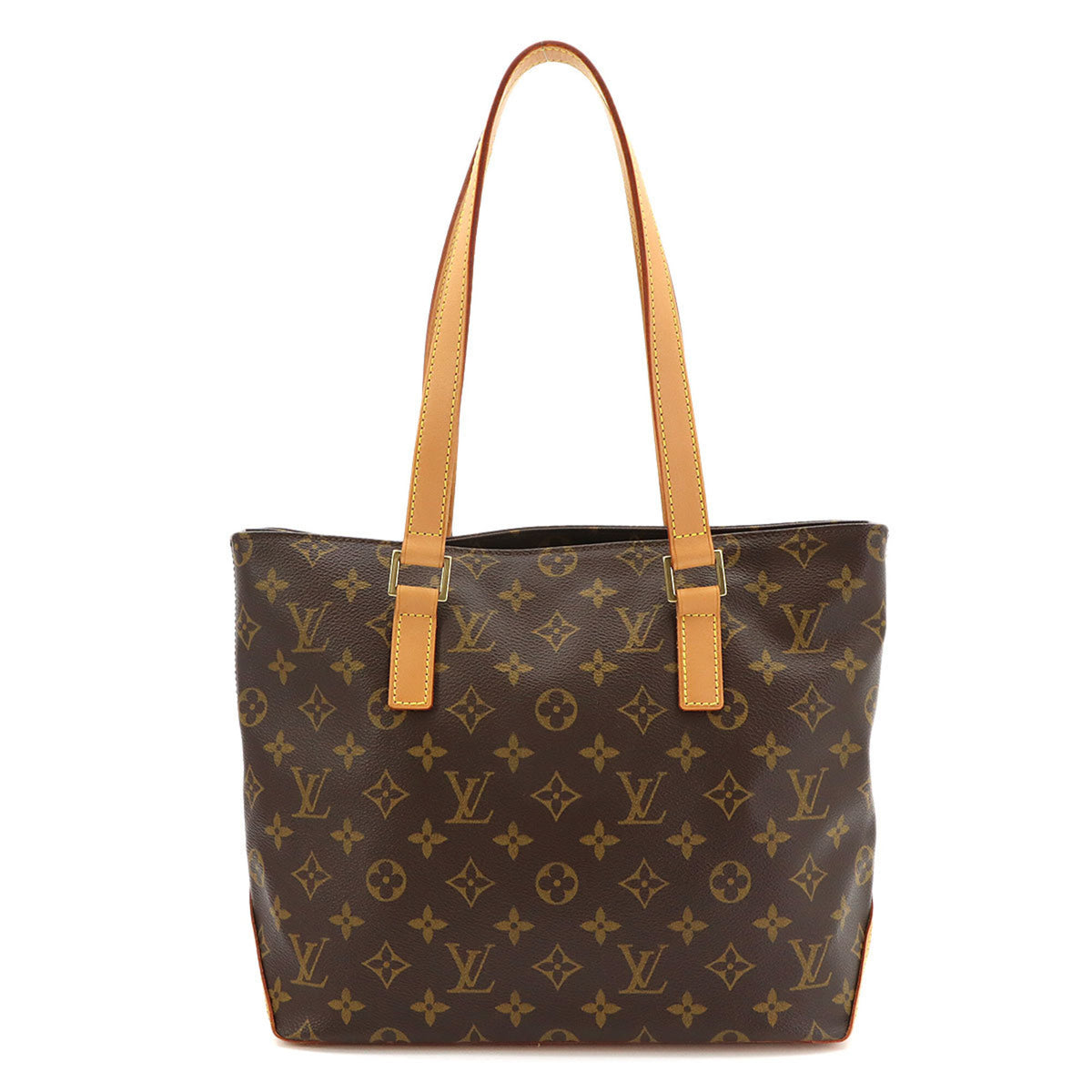 Louis Vuitton Monogram Cabas Piano Tote Handbag, Brown, M51148, Gold Hardware — Like New