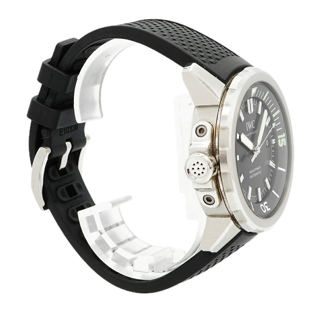 IWC Schaffhausen Aquatimer IW329002 Black Dial Men's Watch — Good