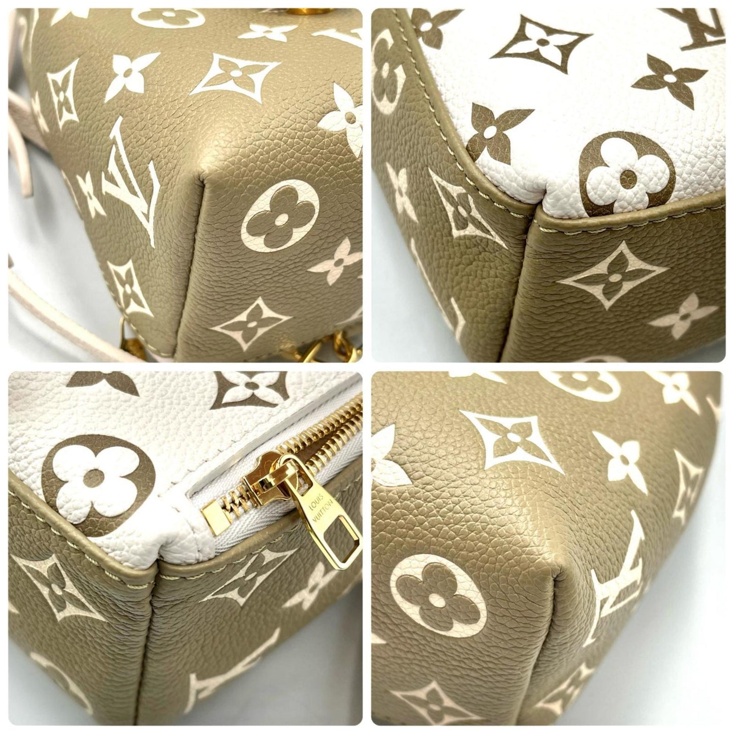 Louis Vuitton Tiny Backpack M81351 Monogram Empreinte Khaki/White Women's