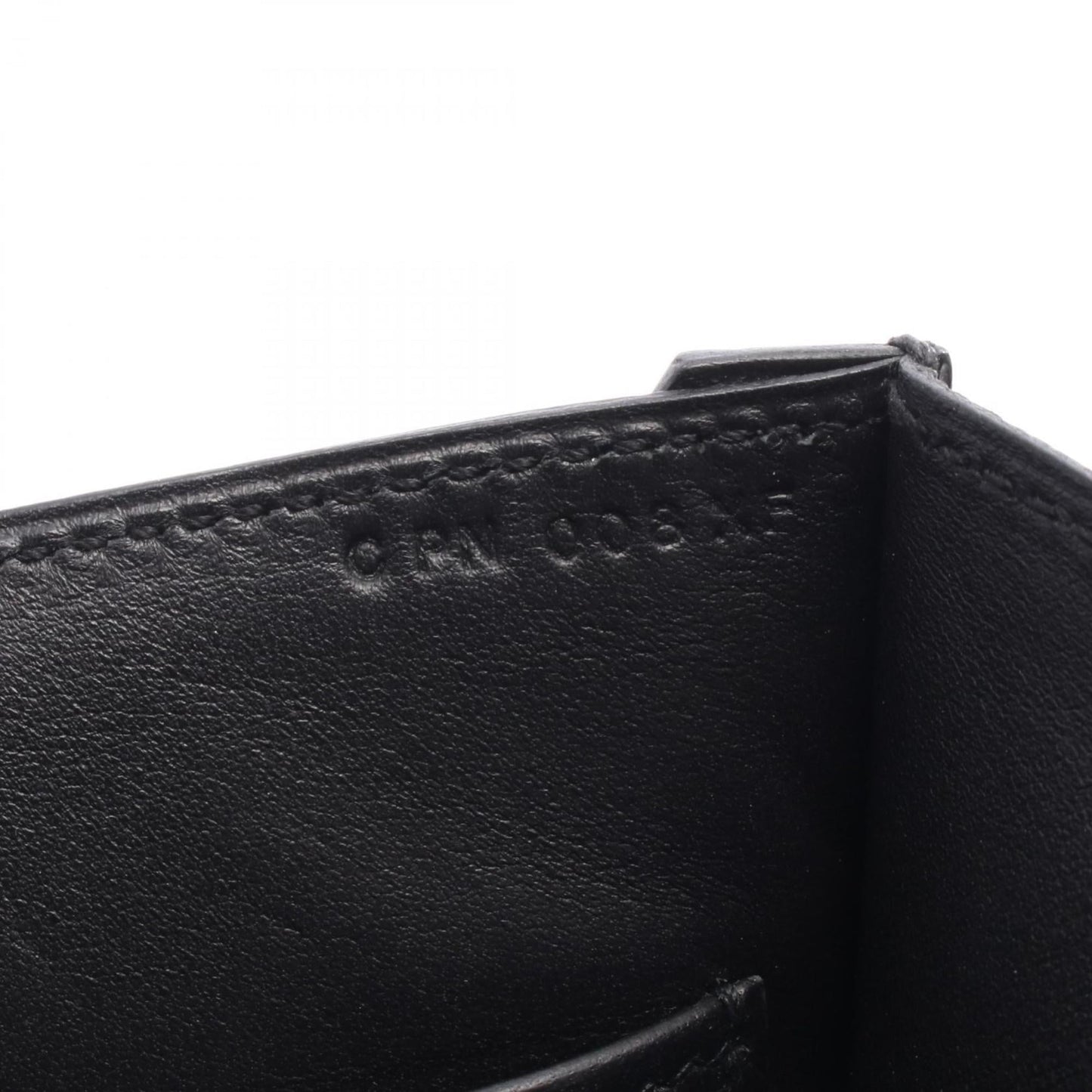 Hermes Hermès Velu second bag/clutch bag, leather Chevre women's, black