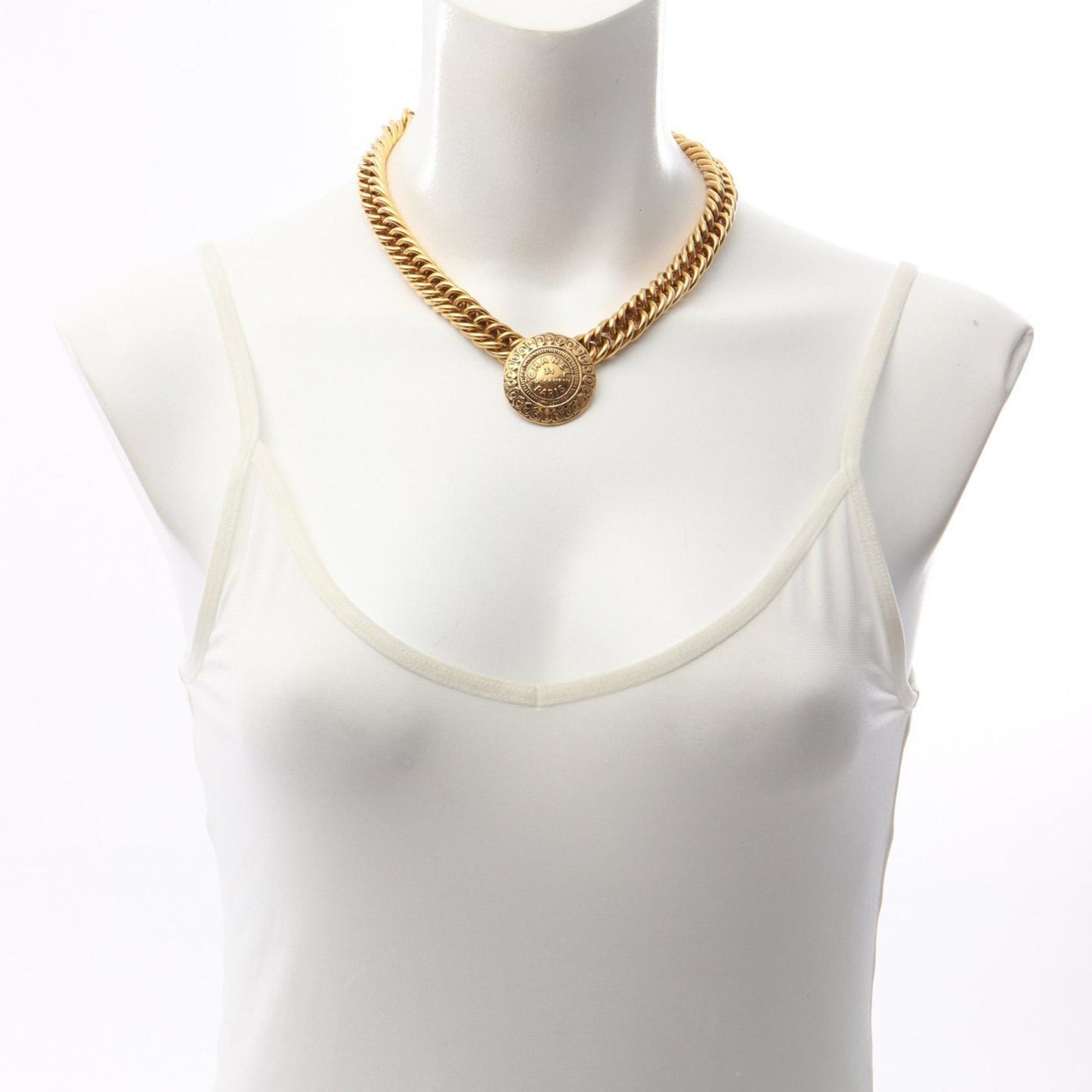 CHANEL 31 RUE CAMBON Necklace, Gold Plated, Women's