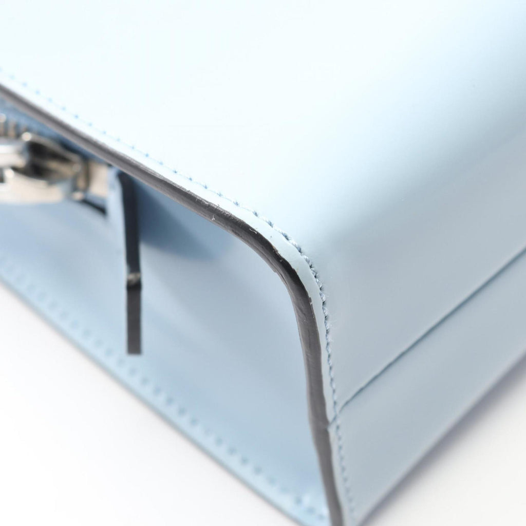 Prada Re-Edition 1995 SPAZZOLATO Leather Handbag, Women's, Blue, 1BA357