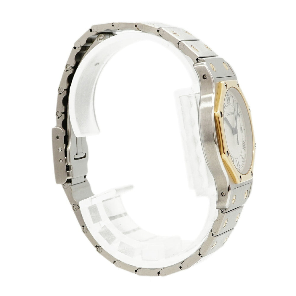 Cartier Santos Octagon LM W2001583 Ivory Dial Watch (Men's & Women's) — Very Good