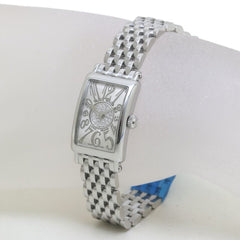 FRANCK MULLER Long Island Petite Pastille 802QZRELCD1P Diamond Stainless Steel Women's Watch 39899 — Very Good
