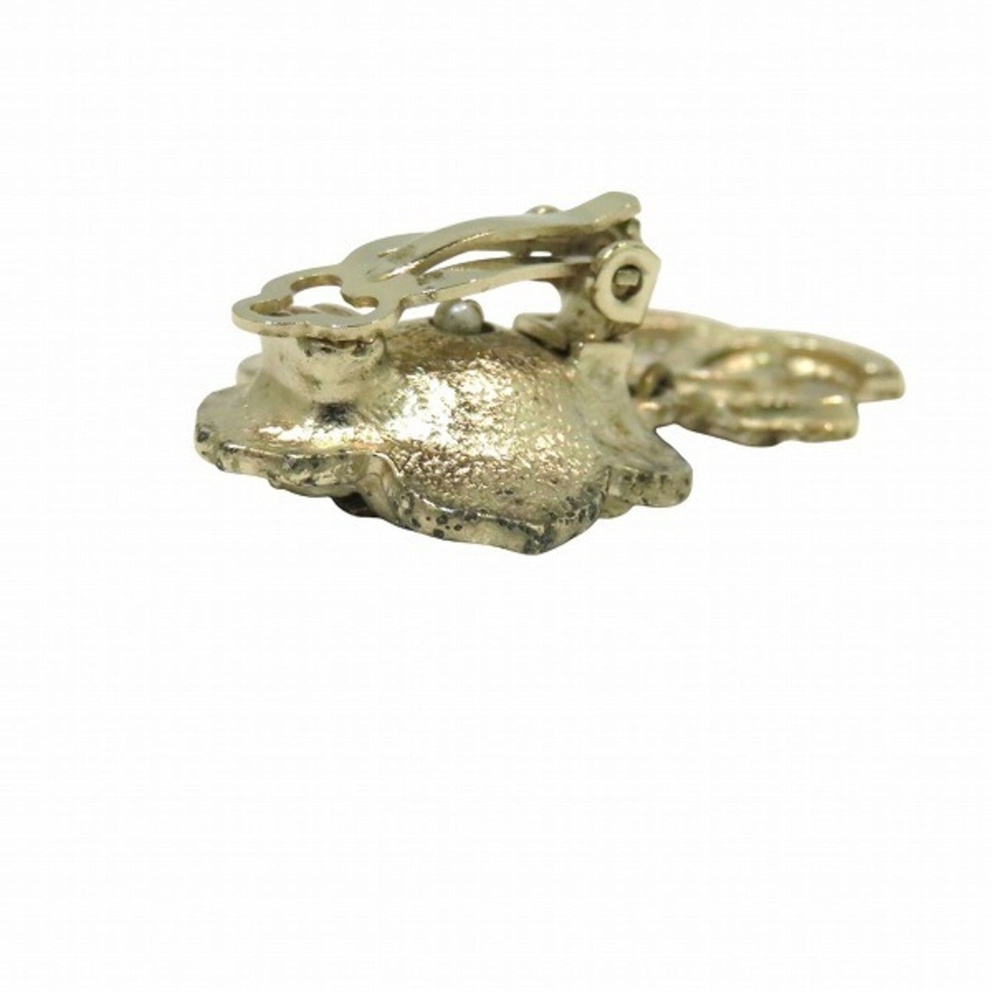 CHANEL A18 C Coco Mark Faux Pearl Earrings for Women