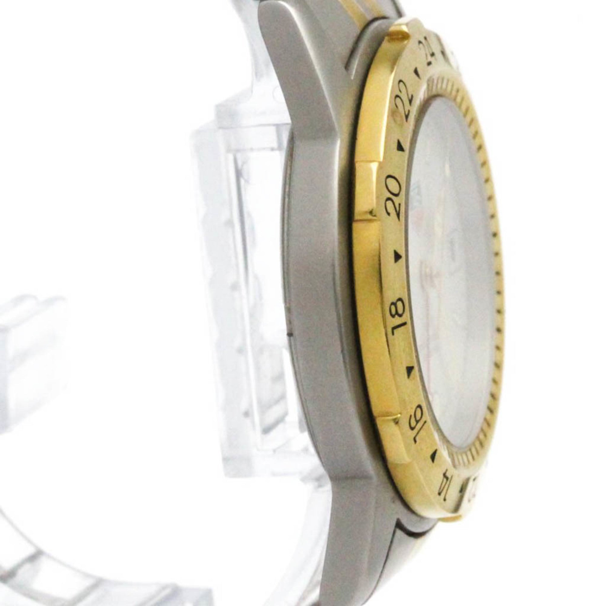 TAG HEUER 1500 GMT Gold Plated Steel Quartz Mens Watch 155.706 — Good