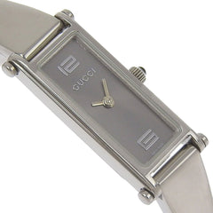 Gucci GUCCI Watch 1500L Stainless Steel Quartz Analog Display Gray Dial Women's — Very Good