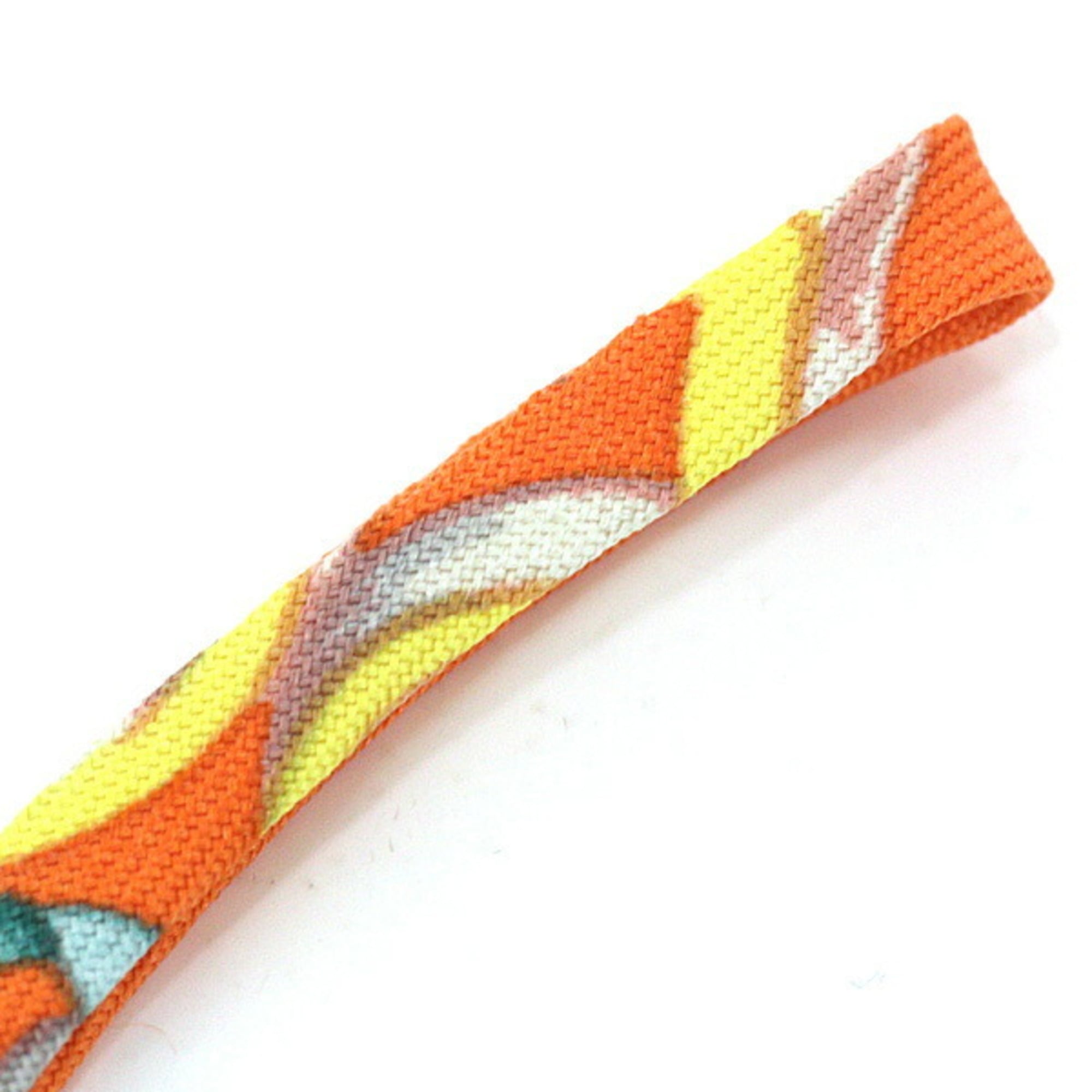 Hermes Petit h Small Heart Yellow/Orange Bag Charm — Like New