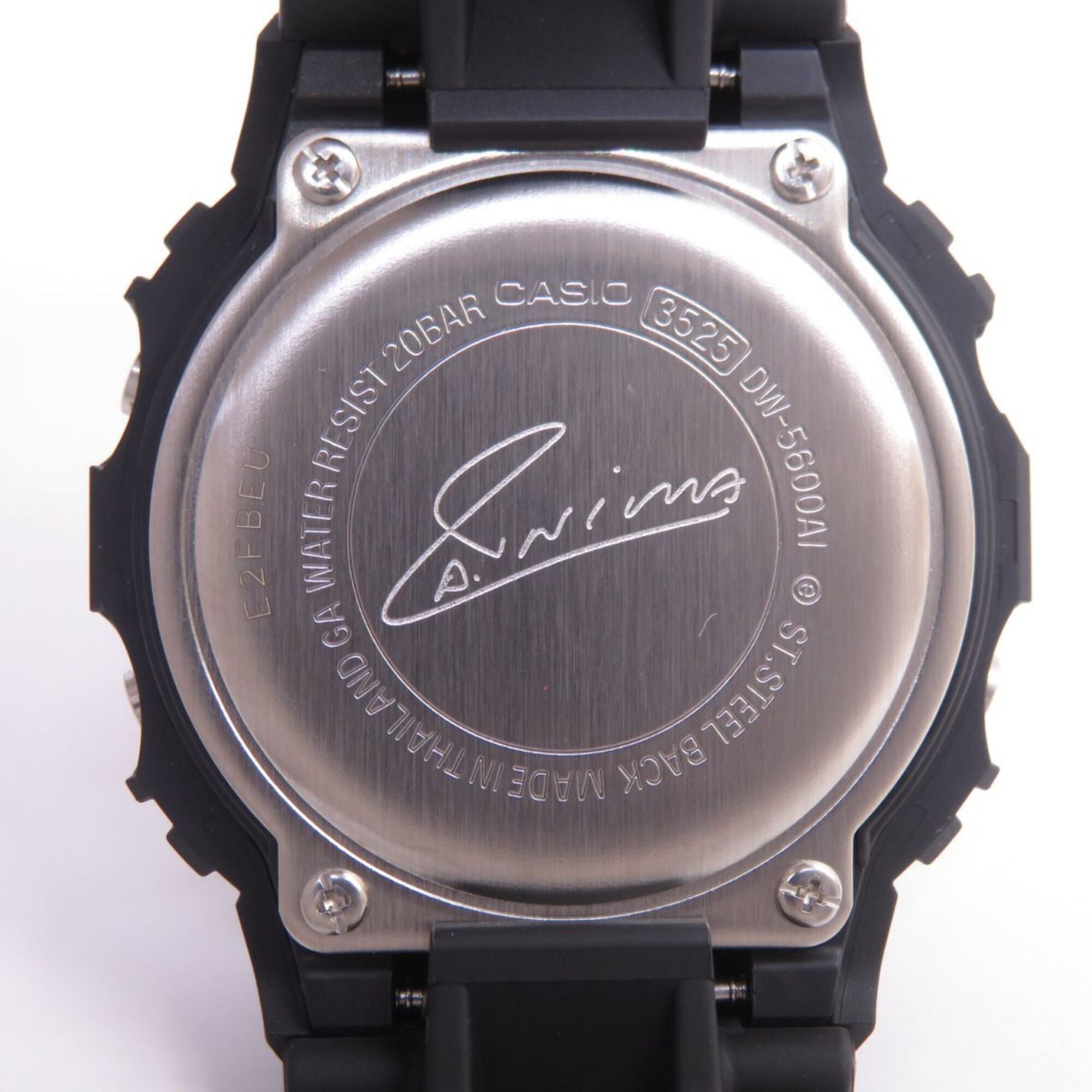 CASIO G-SHOCK DW-5600AI-1JR Andres Iniesta Signature Model Quartz Wristwatch — Good