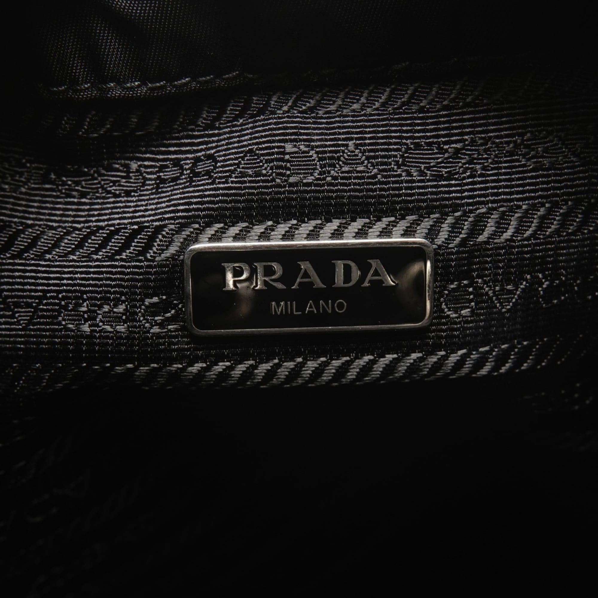 Prada Re-Nylon Pouch Handbag in Black