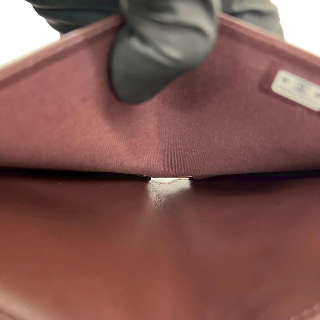 CHANEL Matelasse Coco Mark Caviar Leather Tri-fold Wallet, Black, 64570