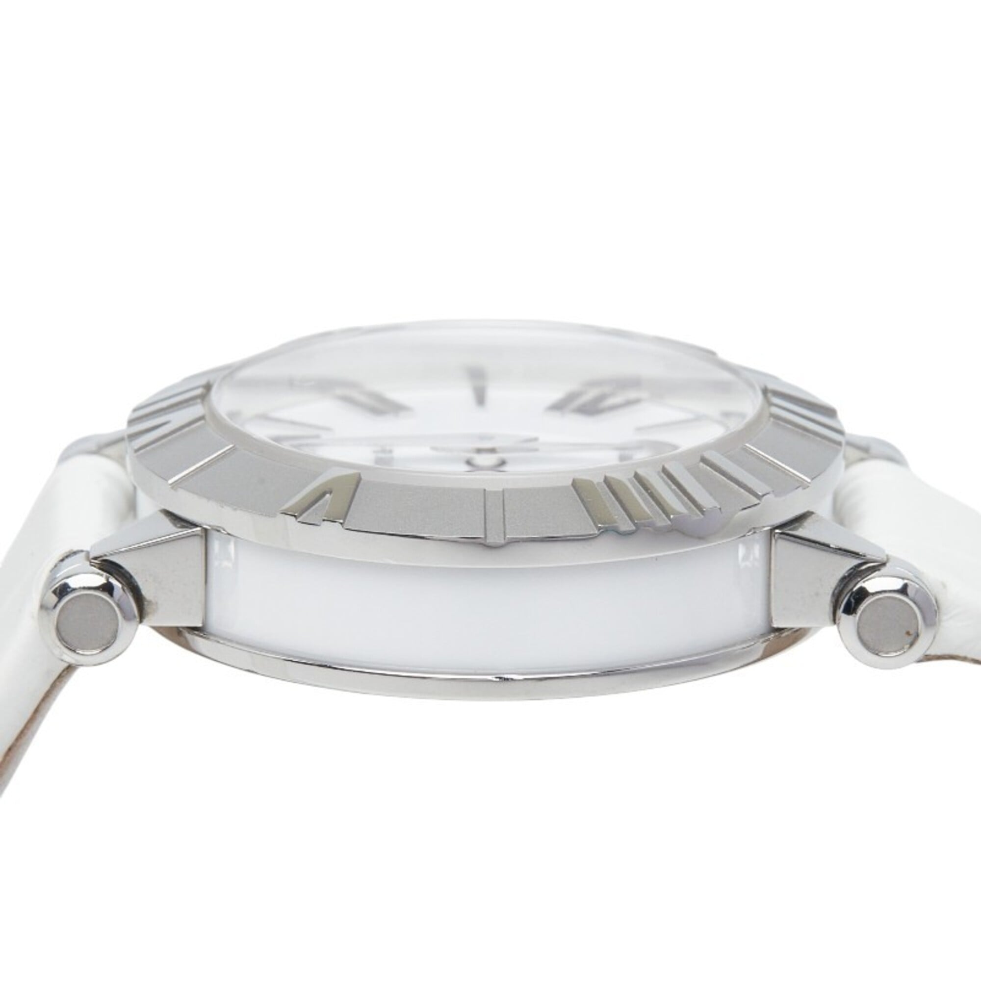 Tiffany & Co. Atlas Heart Watch Z1300.11.11A20A71A Quartz White Dial Stainless Steel Leather Strap Ladies' TIFFANY&Co — Good
