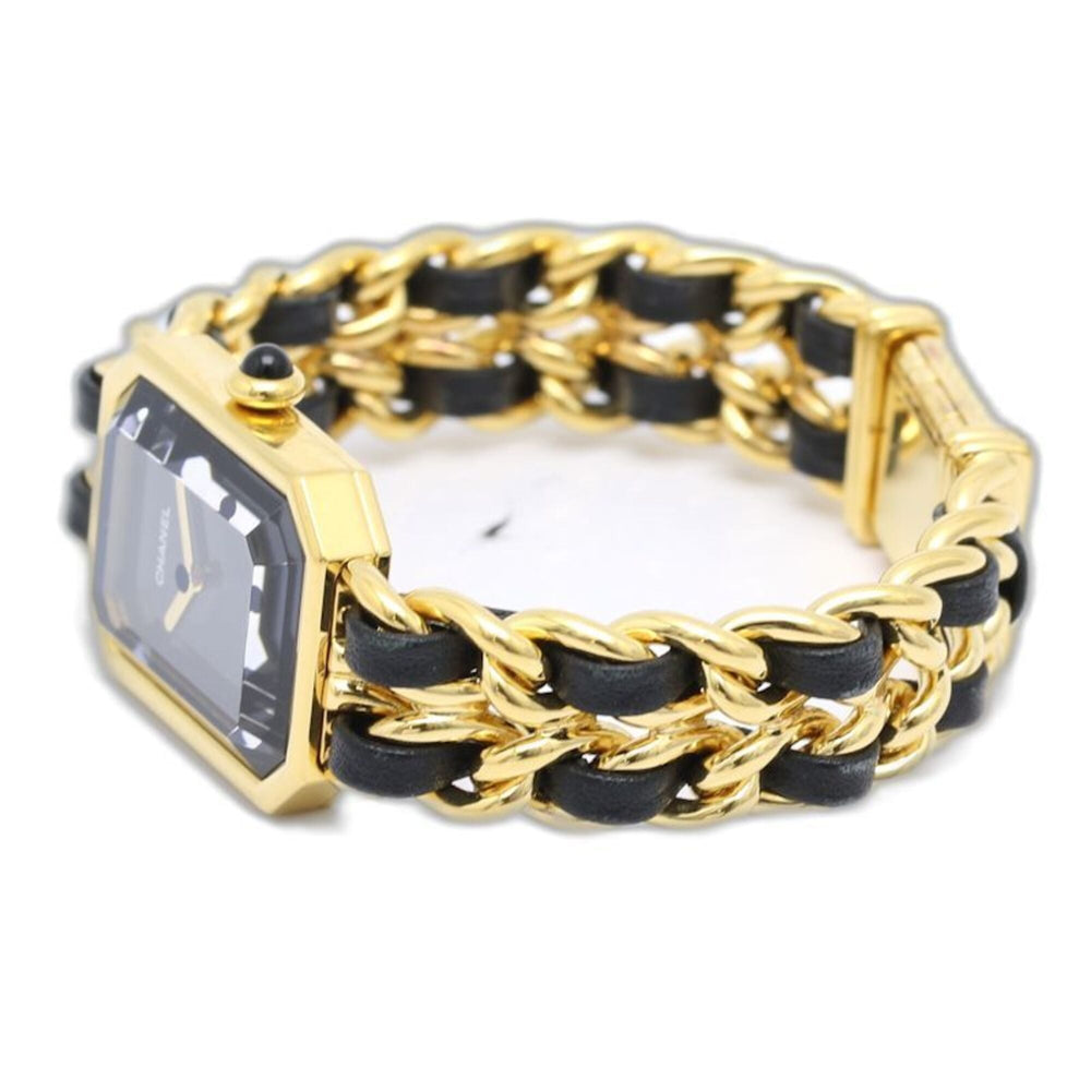CHANEL Premiere S size H0001 483011001 Women's Watch GP (Gold Plated) x Leather 130517 — Good