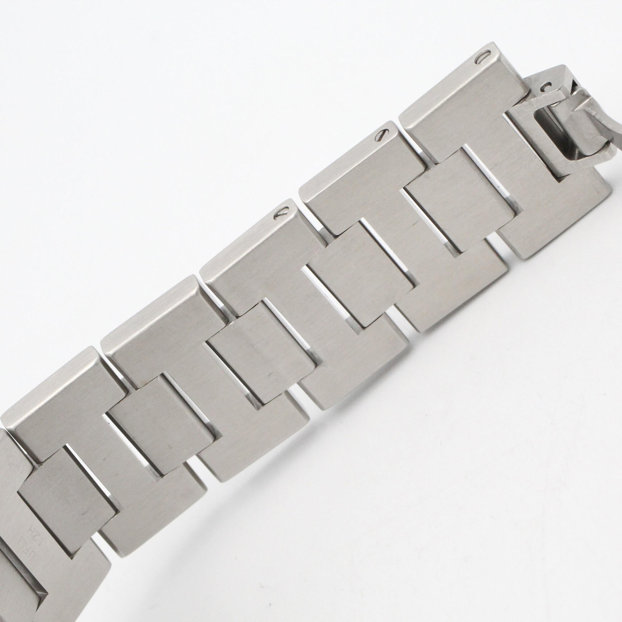 Cartier Pasha C Boys' Watch, Stainless Steel, White, W31074M7 — Very Good