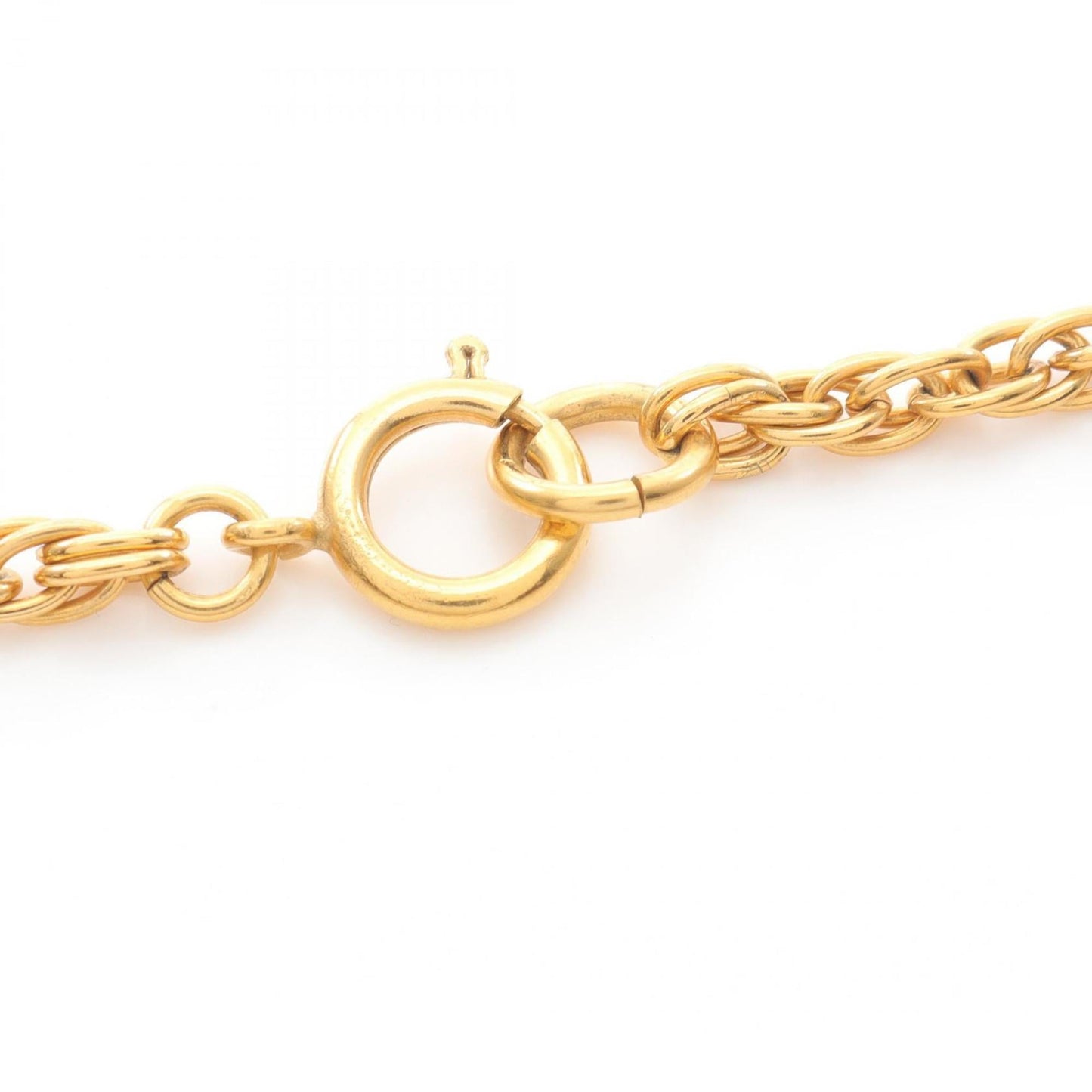 CHANEL Matelasse Bag Motif Necklace, Gold Plated, Women's, 95 Pieces