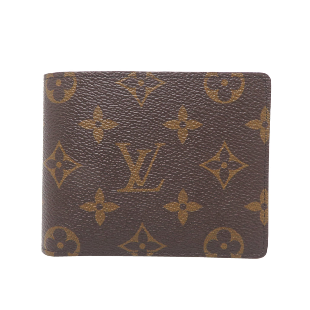 Louis Vuitton Multiple Men's Bifold Wallet M60895 Monogram Brown