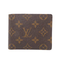 Louis Vuitton Multiple Men's Bifold Wallet M60895 Monogram Brown