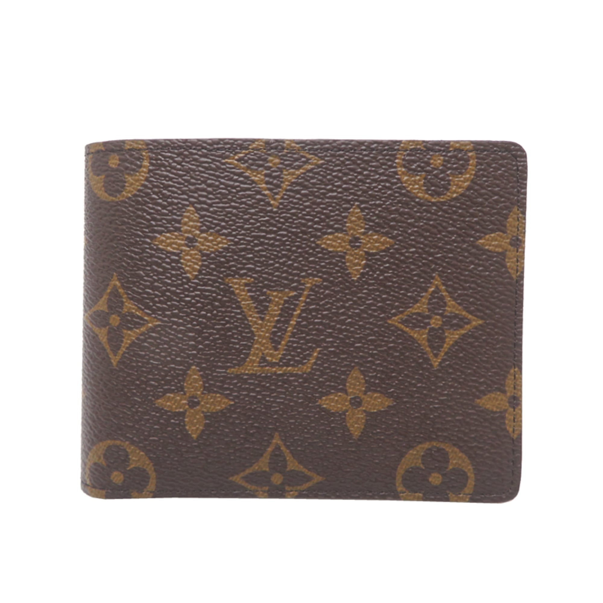 Louis Vuitton Multiple Men's Bifold Wallet M60895 Monogram Brown