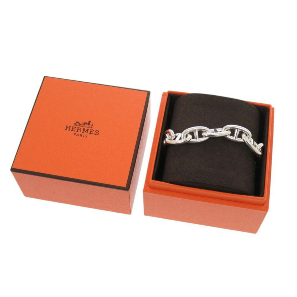 Unused Hermes Chaine d'Ancre GM 11 links Silver 925 Bracelet 0506HERMES — Like New