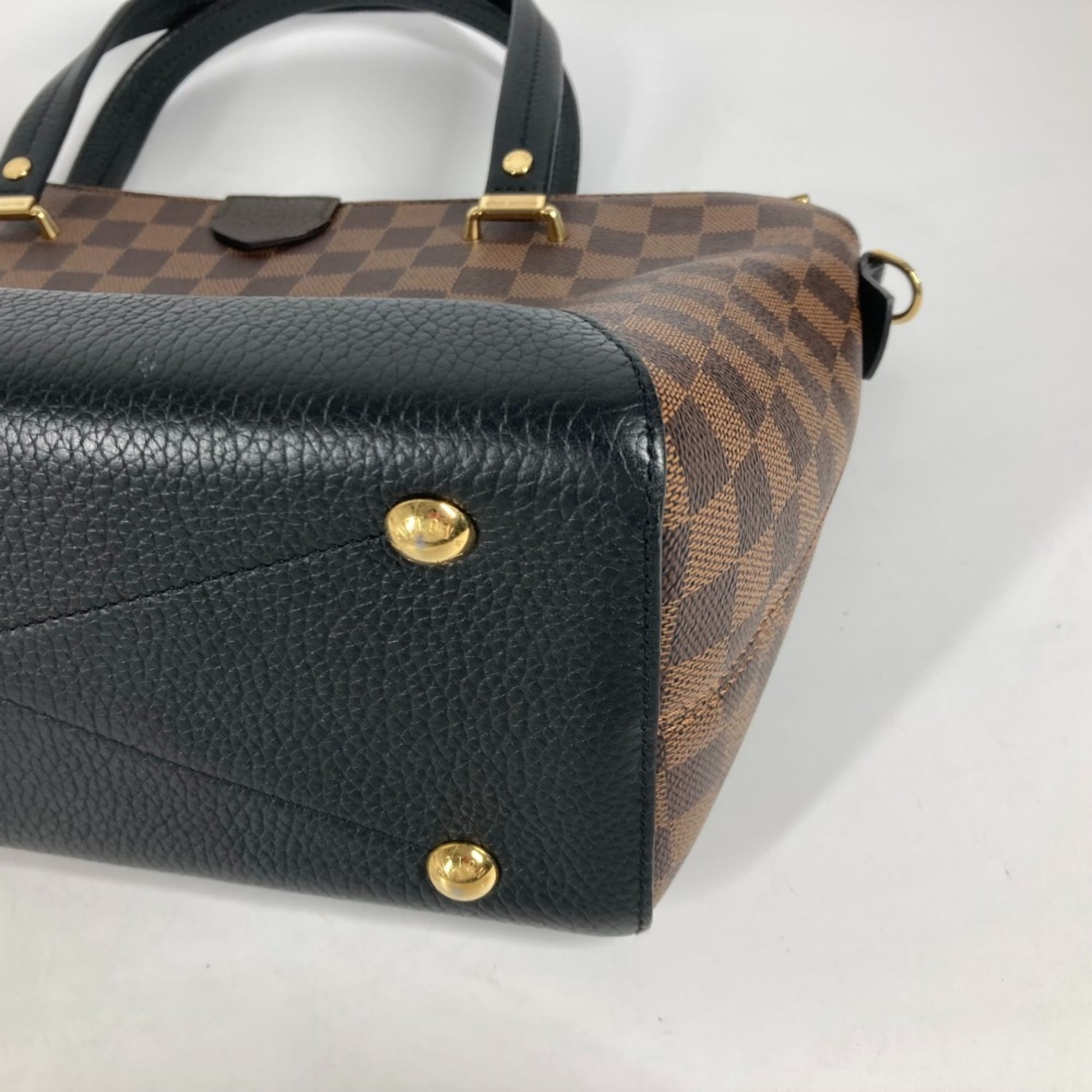 LOUIS VUITTON N41014 Damier Hyde Park Tote Bag Shoulder Canvas Women's Ebene Brown G-240625-20 — Like New