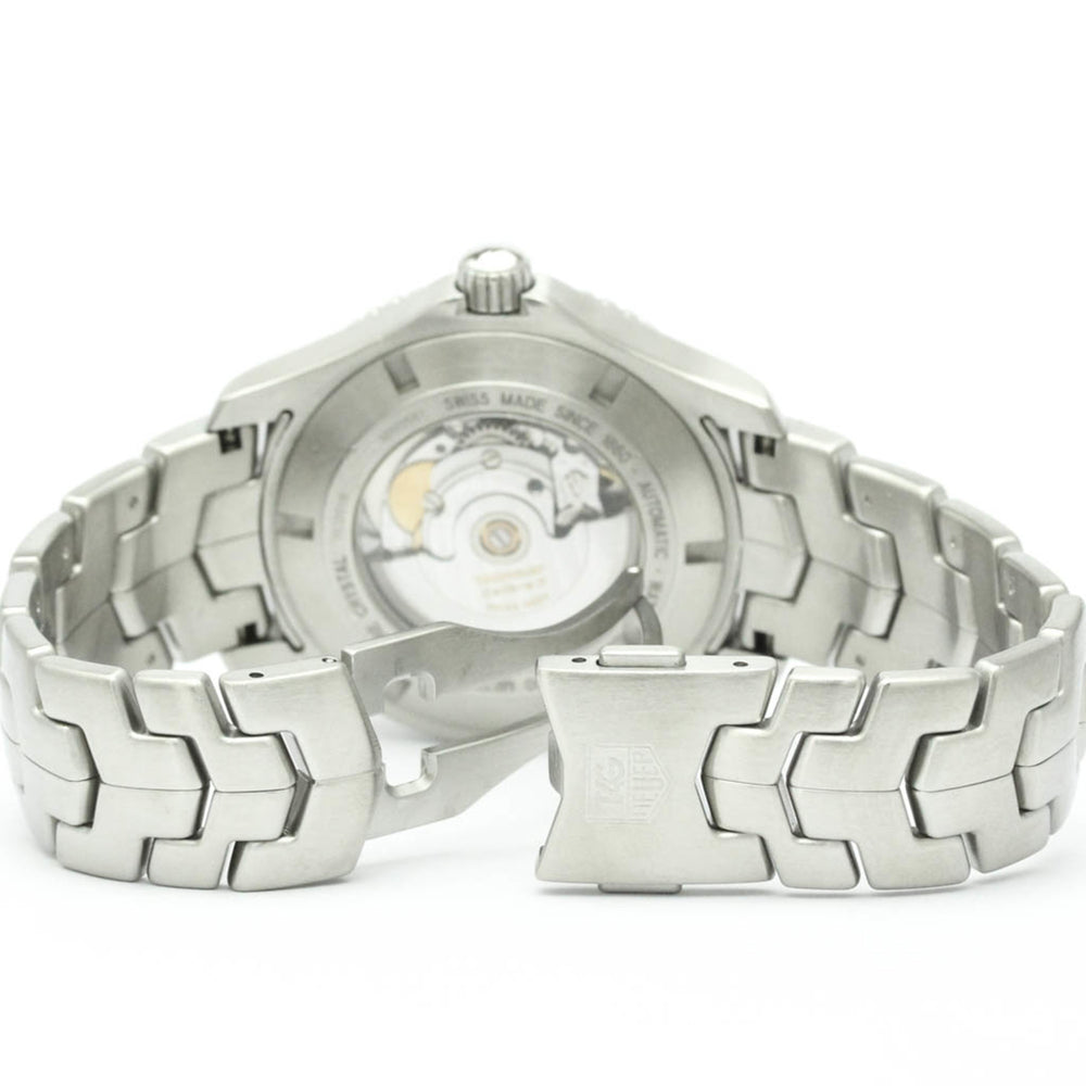 TAG HEUER Link Calibre 5 Steel Automatic Mens Watch WJ201B Polished — Very Good