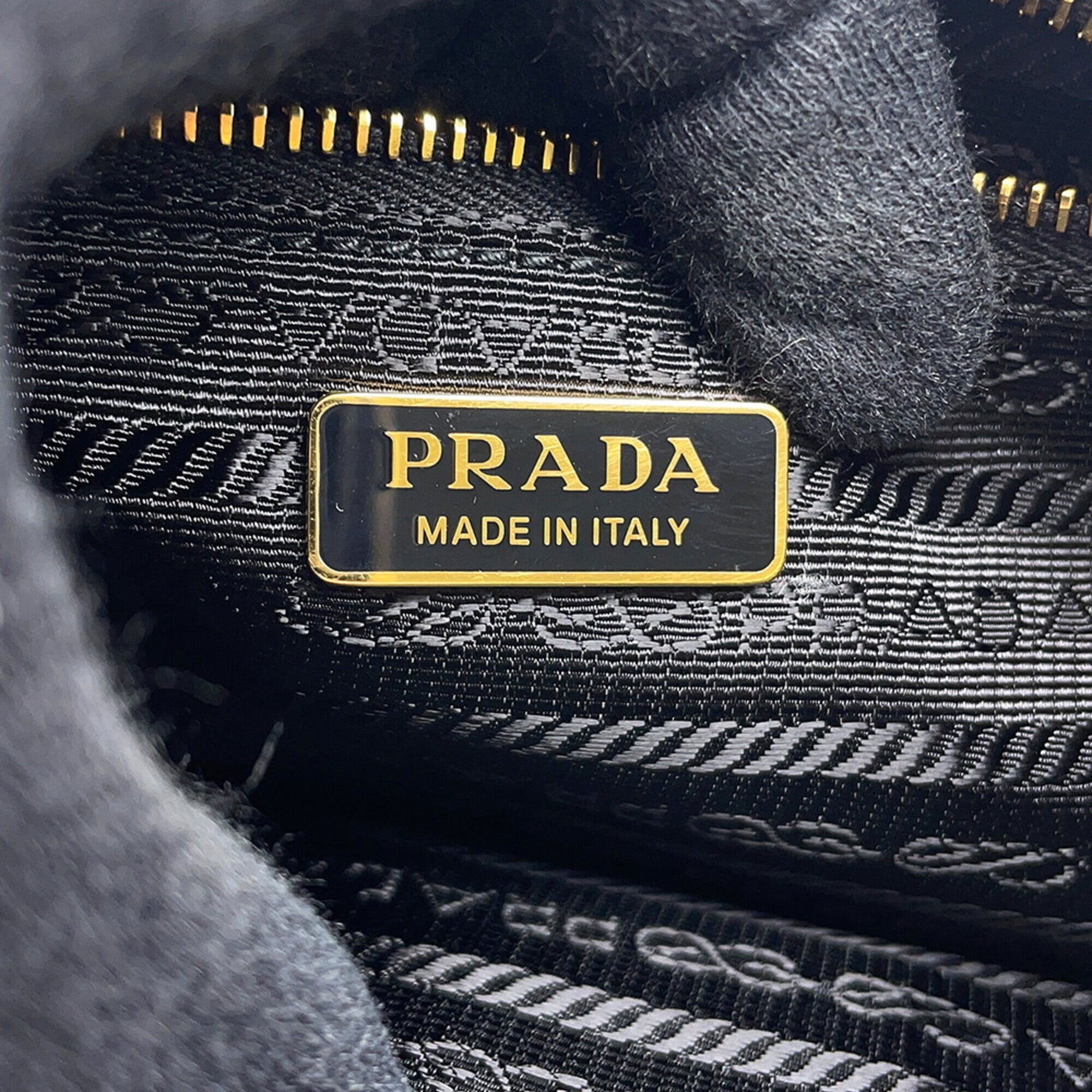 Prada Shoulder Bag Triangle Leather 1BC238 PRADA Handbag — Like New