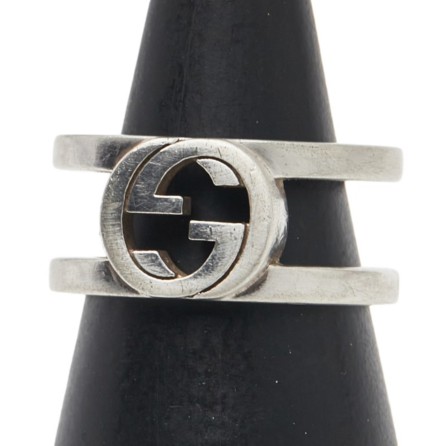 Gucci Interlocking G Ring #11 SV925 Silver Women's GUCCI