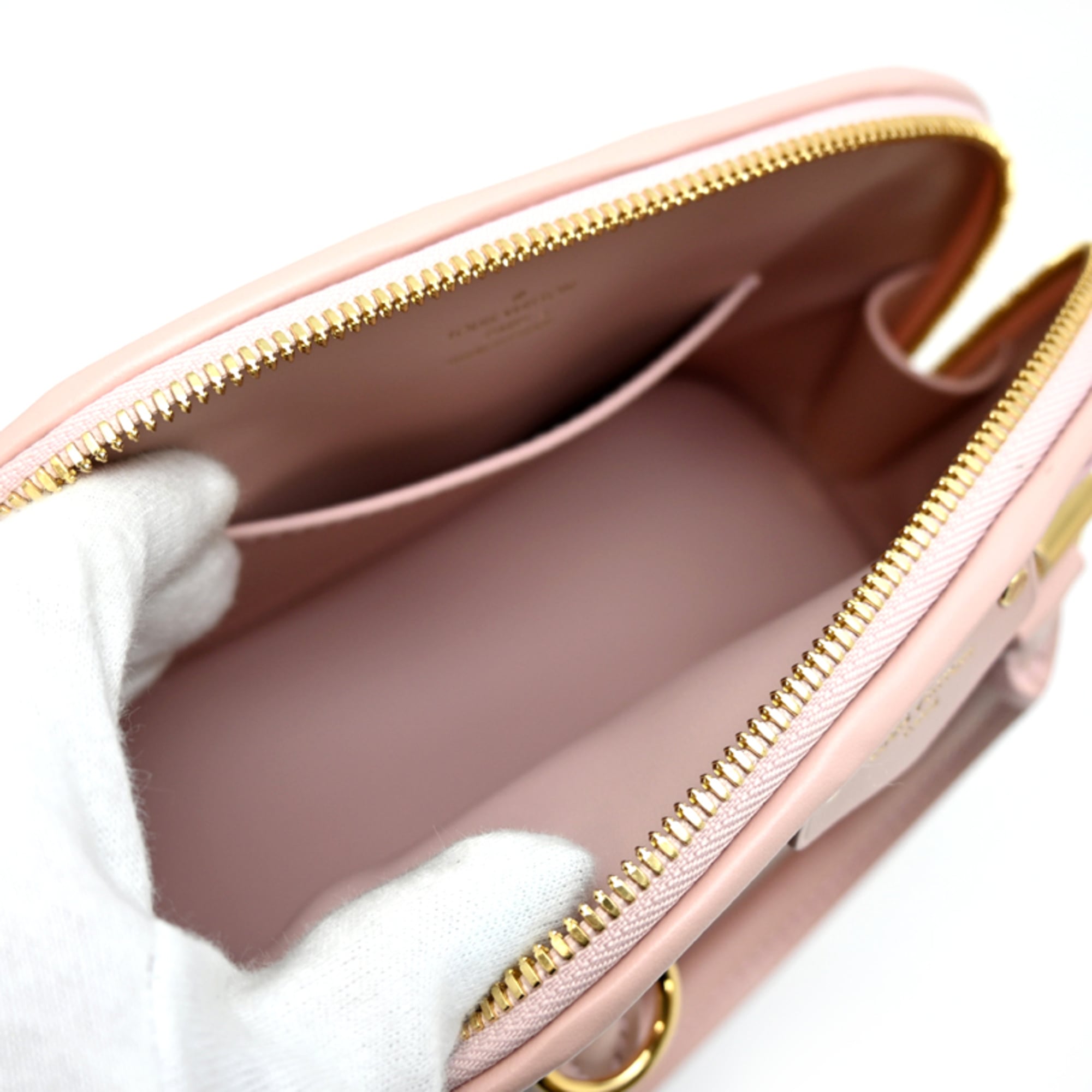Louis Vuitton Maltage Alma BB Women's Shoulder Bag M24453Lambskin Pink — Like New