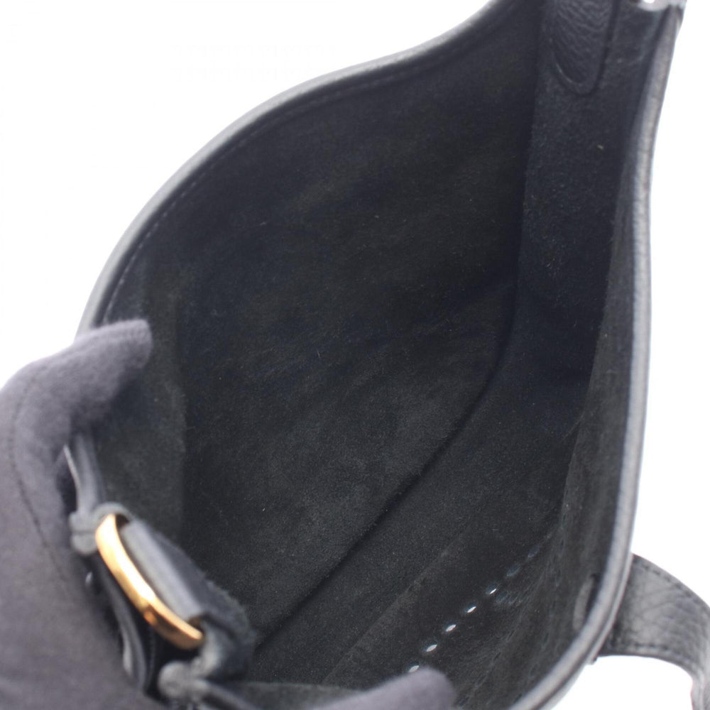 Hermes Evelyne 23 Shoulder Bag/Handbag, Leather, Taurillon Clemence, Women's, Black — New - Store Return