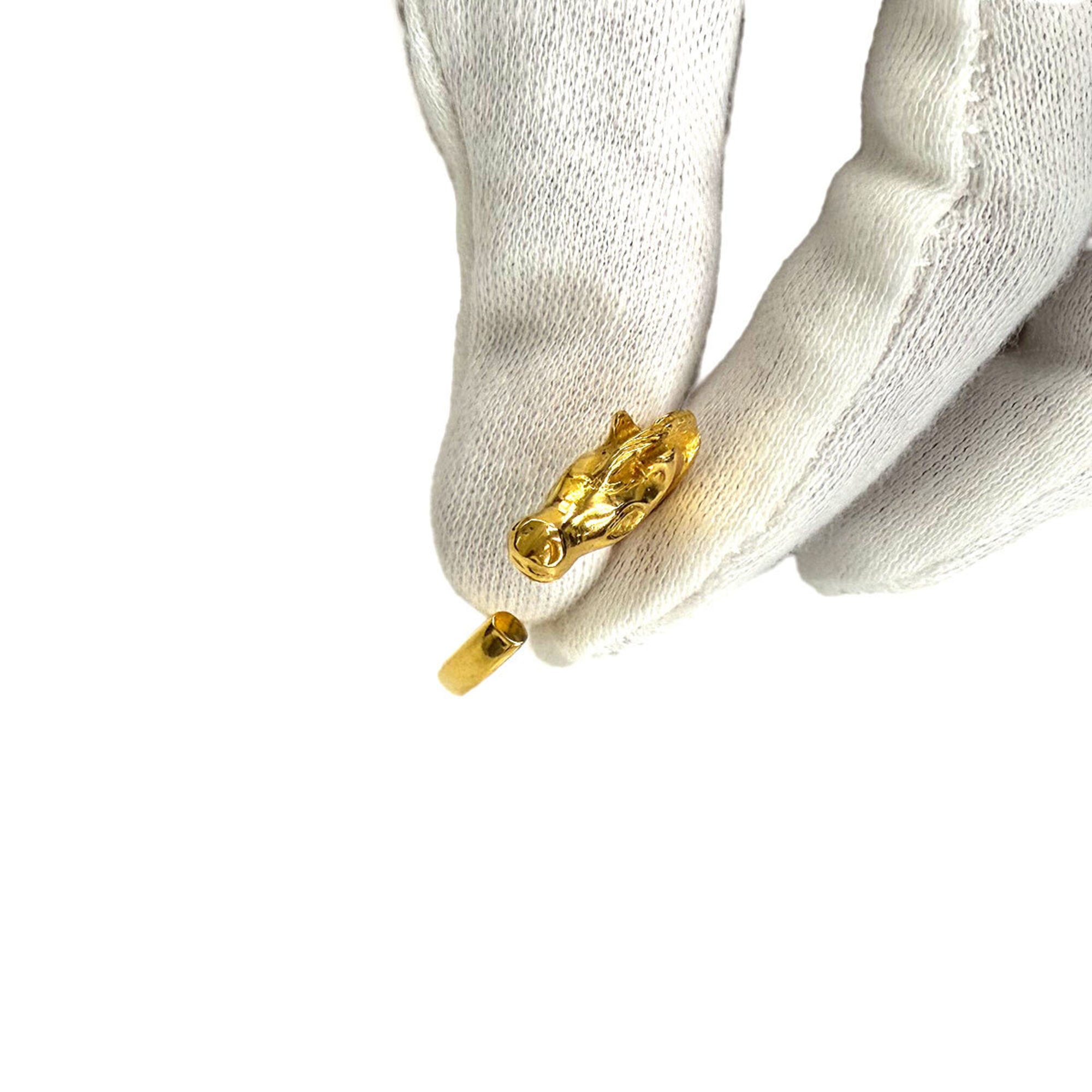 Hermes Cheval Horse Ring, Gold, Size 1 (Ring) — Like New