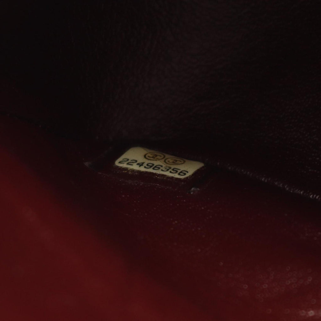 CHANEL Matelasse Double Flap Shoulder Bag in Grained Calfskin Leather, Black, Women's, A01112