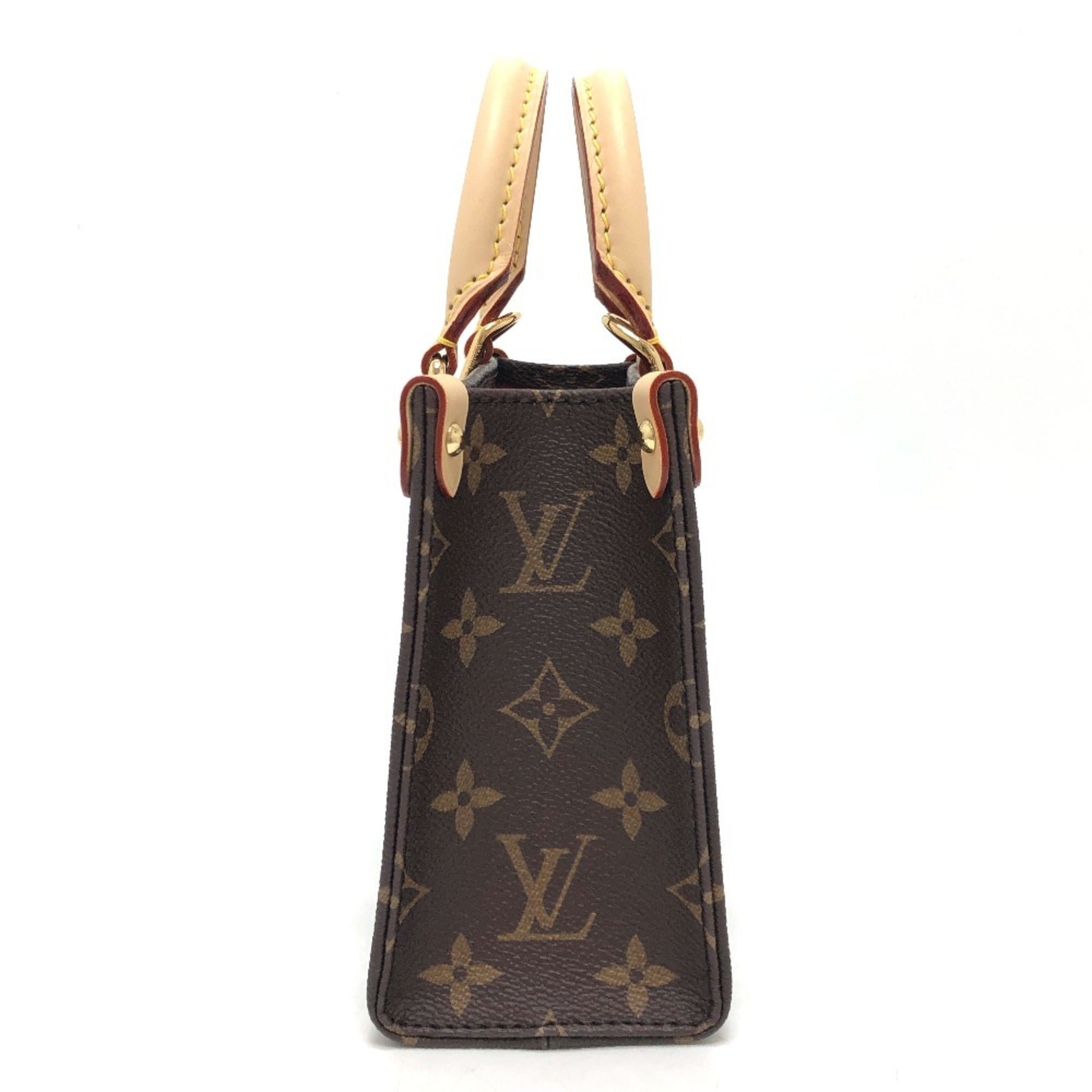 LOUIS VUITTON M13668 LV x TM On the Go BB Takashi Murakami Panda 2WAY Bag Shoulder Handbag Crossbody Monogram Canvas Women's Brown — New