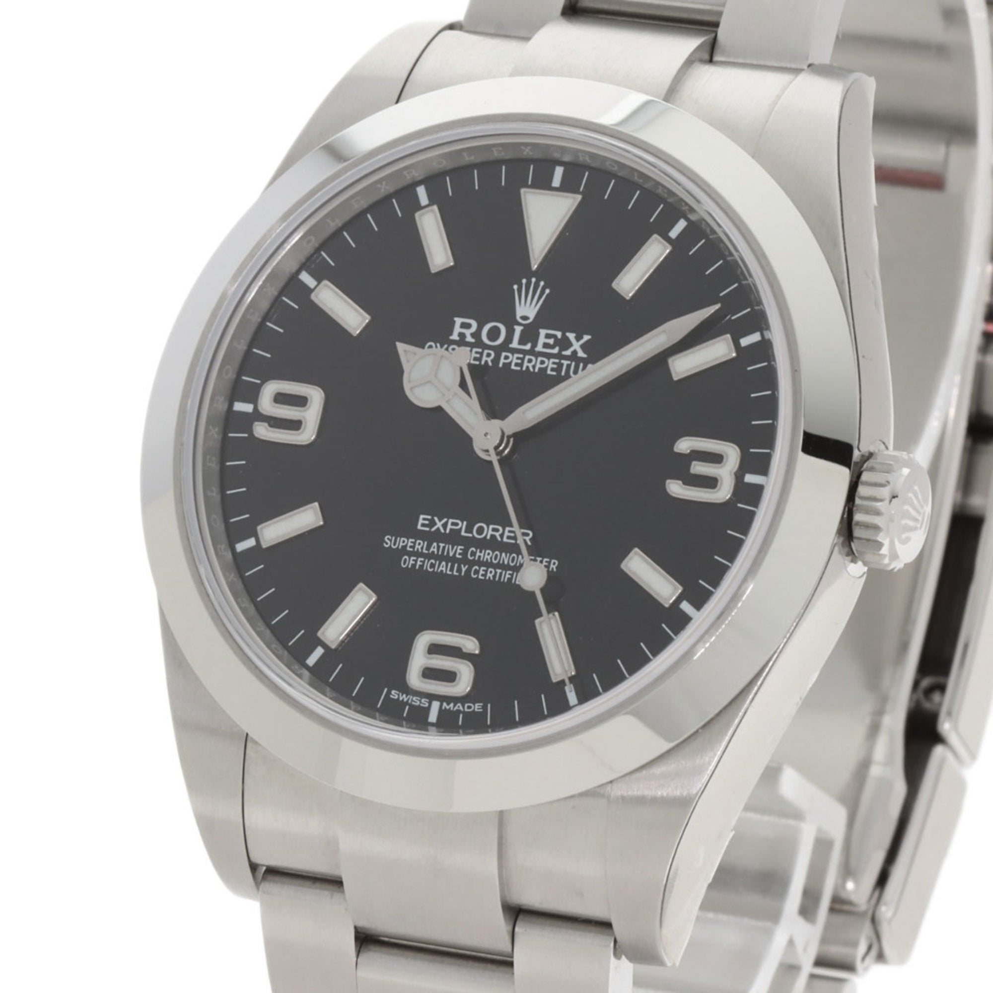 Rolex Explorer 1 Late Model 214270 Stainless Steel Men's Watch