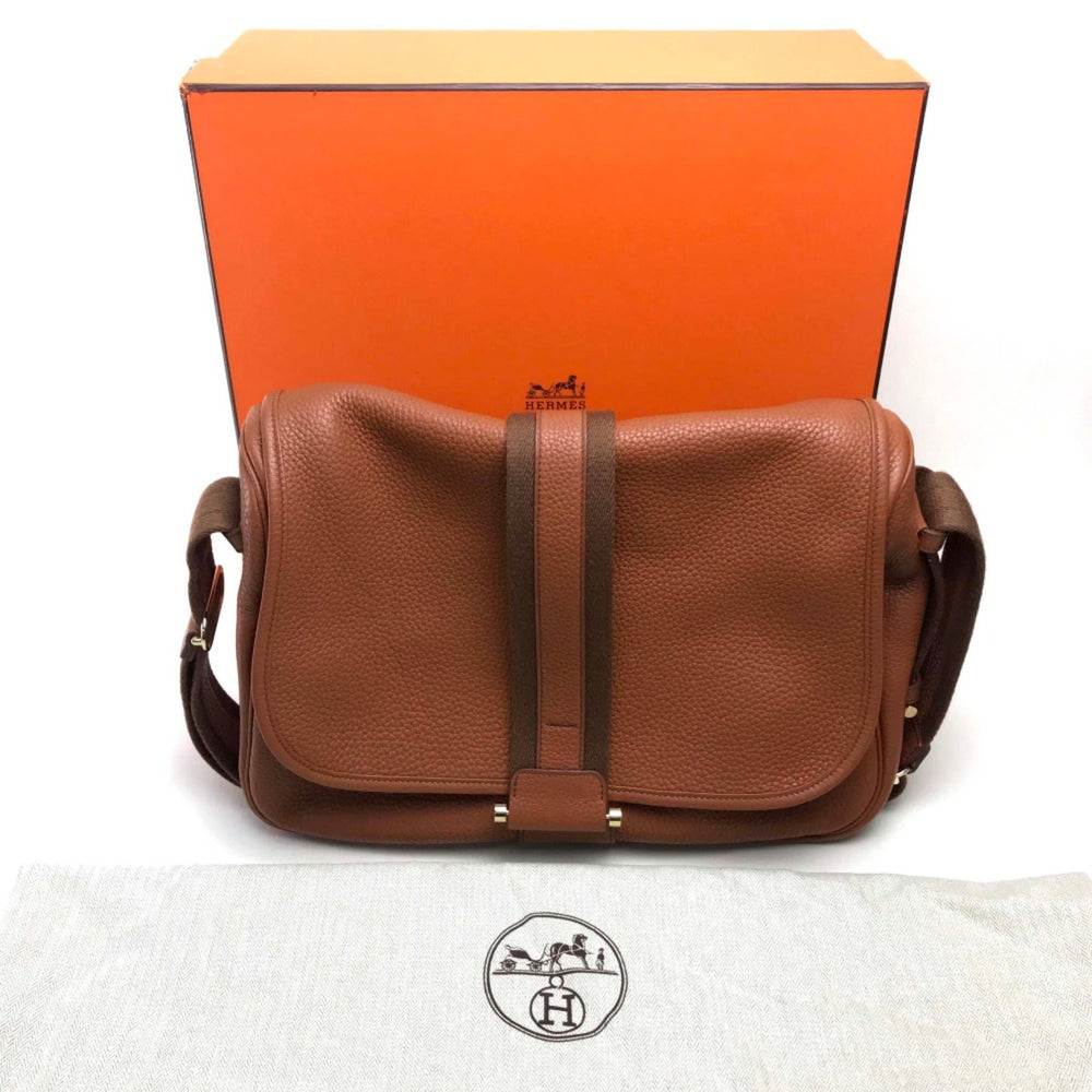 Hermes Shoulder Crossbody Shoulder Bag Brown — Like New