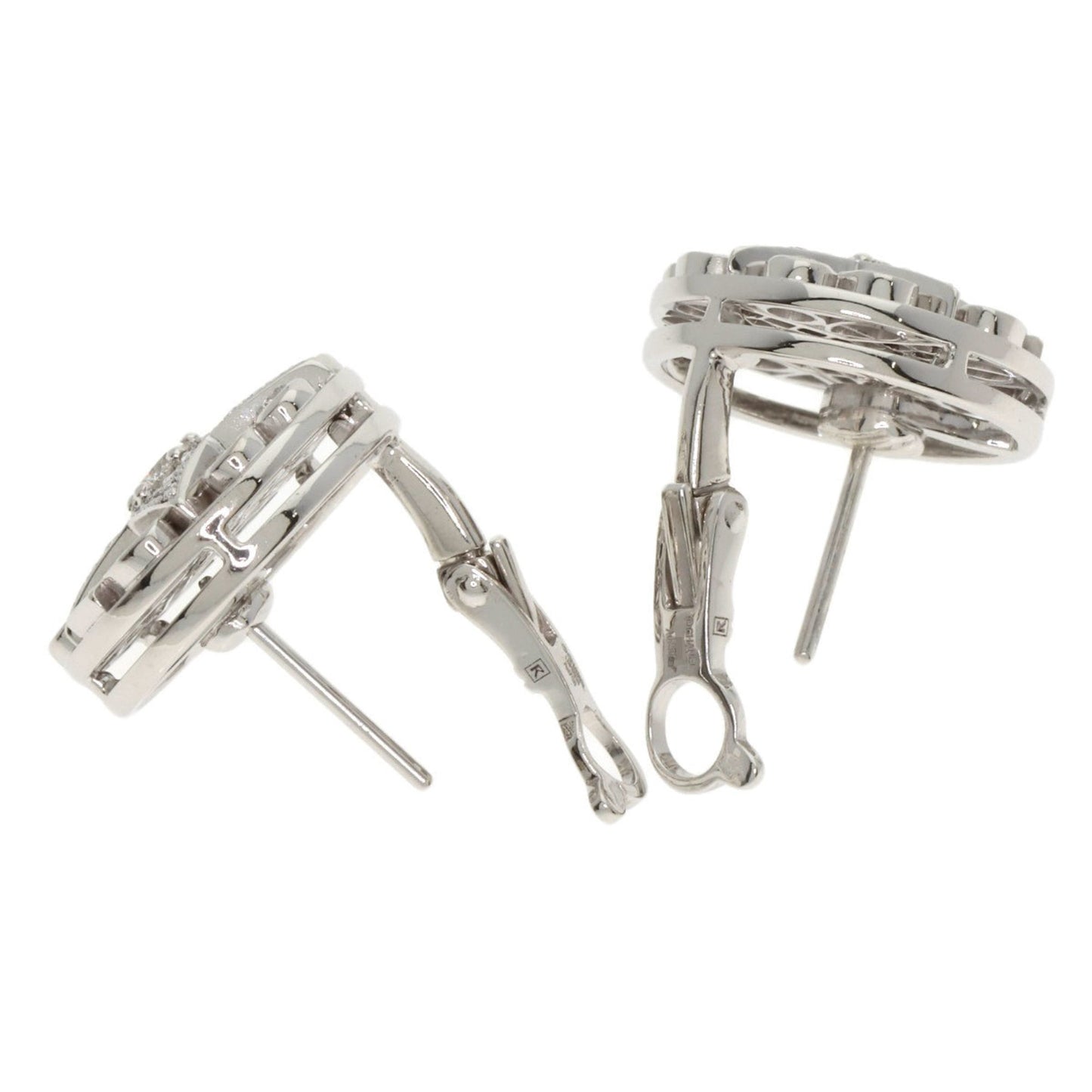 Chanel Comet Diamond Earrings in 18K White Gold for Women