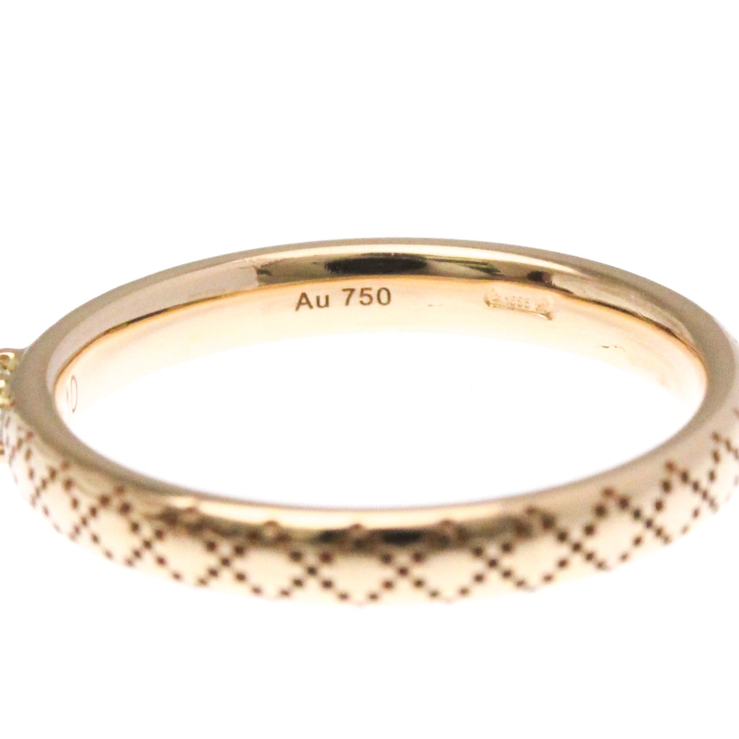 Gucci Diamantissima Ring 1P Diamond Pink Gold (18K) Fashion Diamond Band Ring Pink Gold