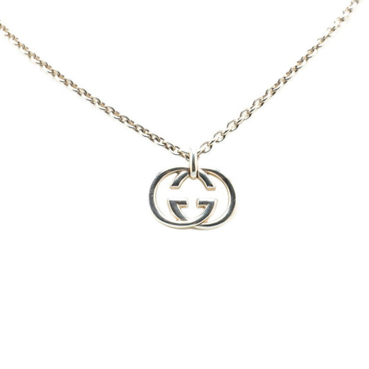 Gucci Interlocking G Necklace SV925 Silver Women's GUCCI