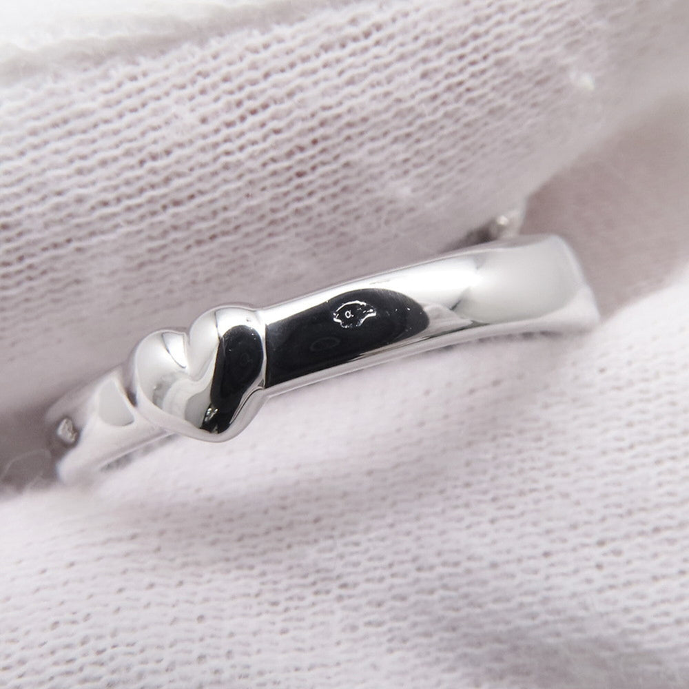 Christian Dior ring, Tete de Mort skull diamond, 18K white gold, ring size 55 — Like New