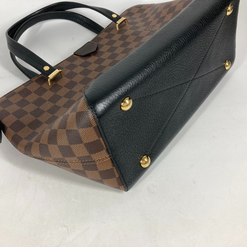 LOUIS VUITTON N41014 Damier Hyde Park Tote Bag Shoulder Canvas Women's Ebene Brown G-240625-20 — Like New