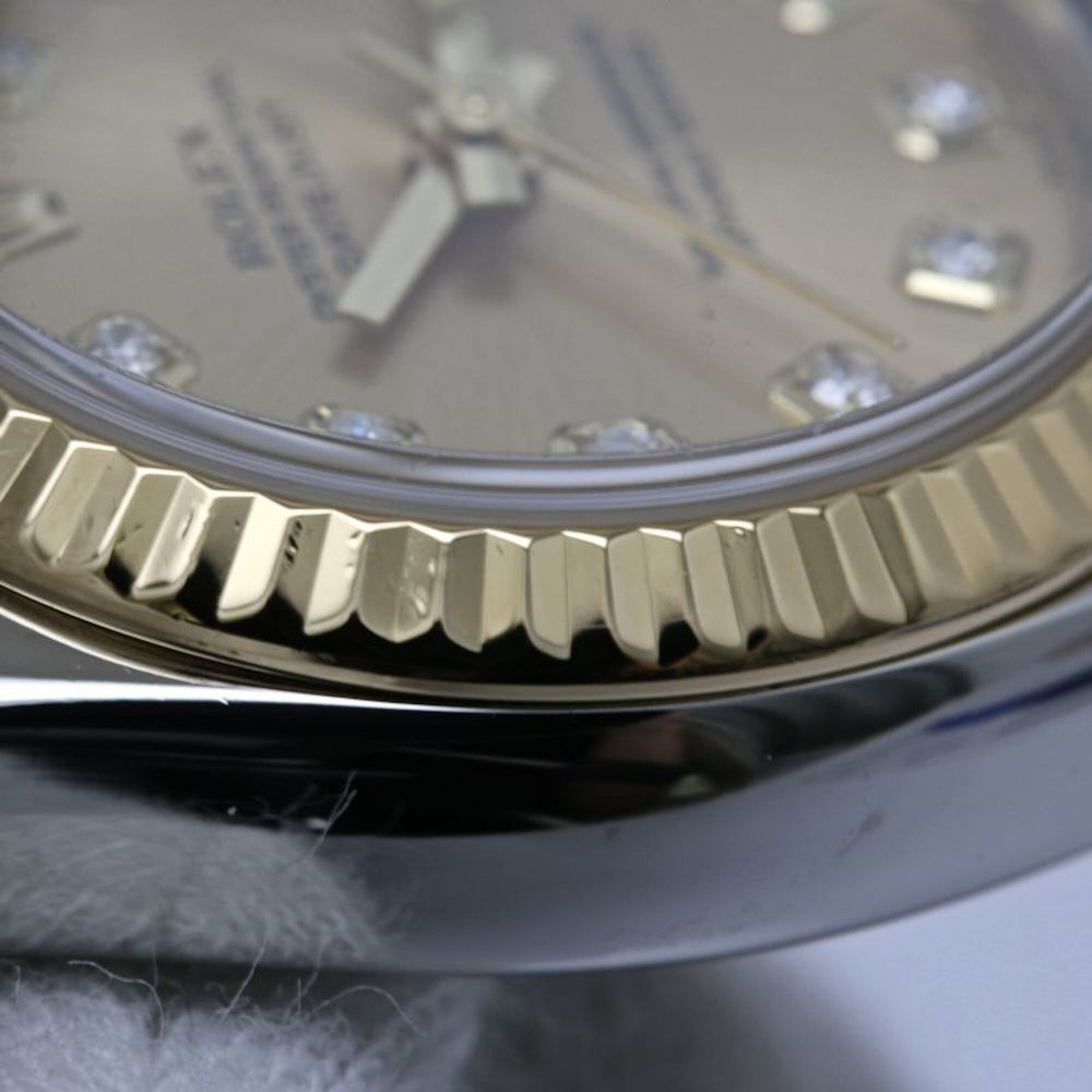 ROLEX Datejust 10P Diamond 179173G Women's Watch SSx18K Yellow Gold 40580 — Good