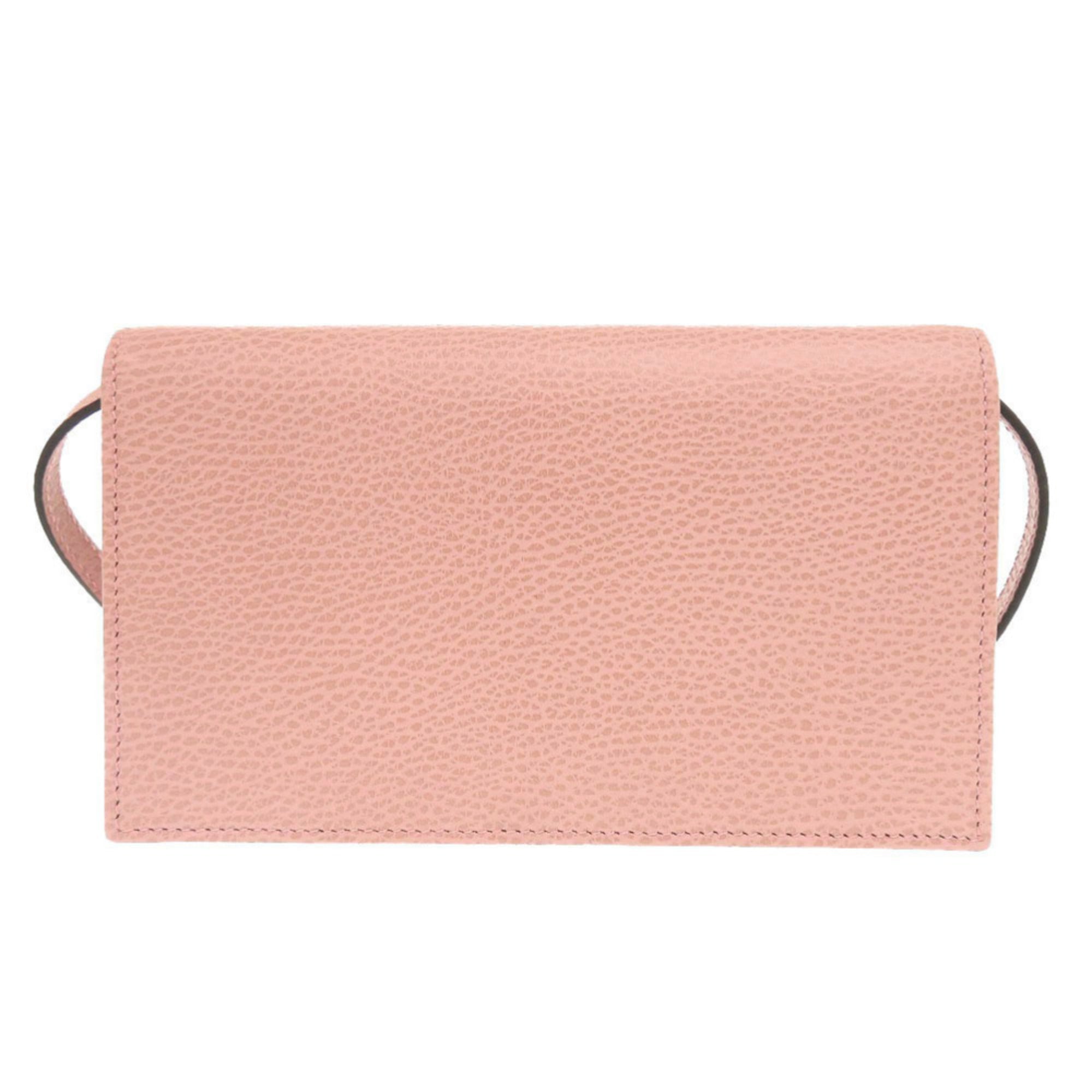 Unused Gucci Swing 368231 Leather Pink Shoulder Wallet Bag 0828GUCCI — Like New
