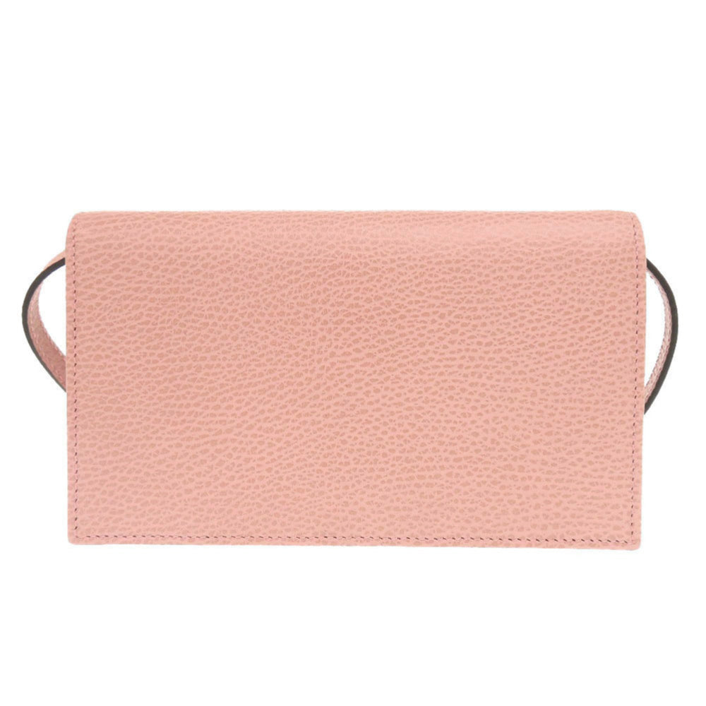 Unused Gucci Swing 368231 Leather Pink Shoulder Wallet Bag 0828GUCCI — Like New