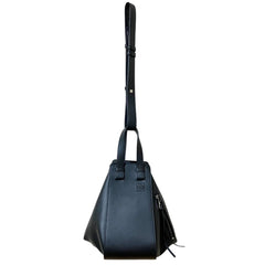 LOEWE Hammock Small Leather Shoulder Bag 387.30.S35 Black Women's — Like New