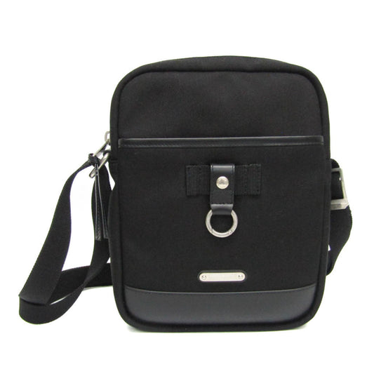 Saint Laurent Rivington 482777 Men,Women Leather,Canvas Shoulder Bag Black