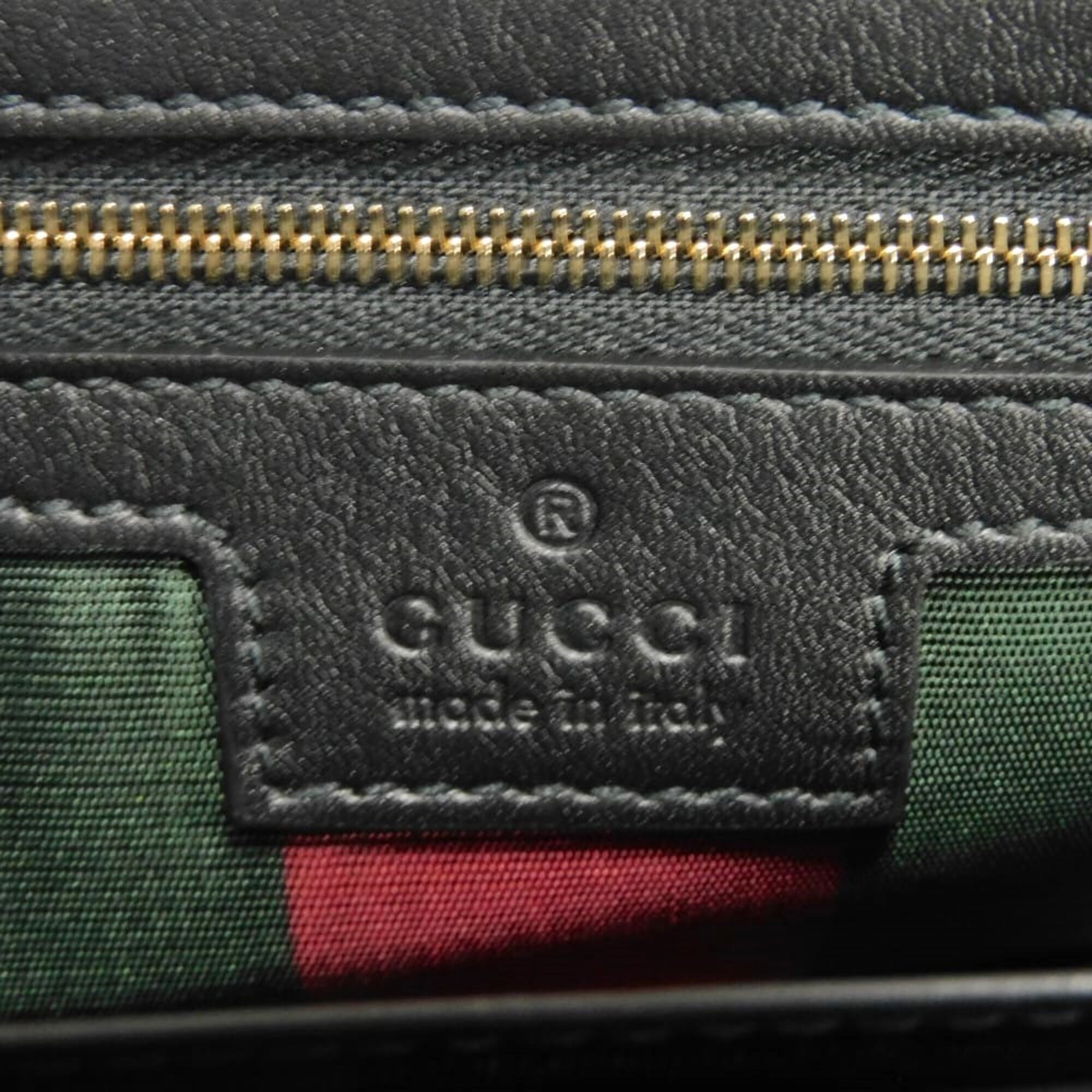 Gucci GUCCI Shoulder Bag GG Emblem Super Calf Black Web 2WAY Supreme Beige 820688 FAD6L 9741 Men's Women's — Like New