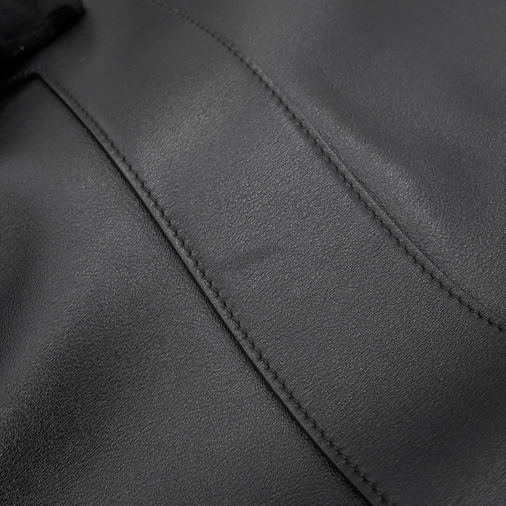 Yves Saint Laurent Saint Laurent Paris Tote Bag Y Hobo Calf Leather 833160 SAINT LAURENT PARIS Black Handbag — Like New