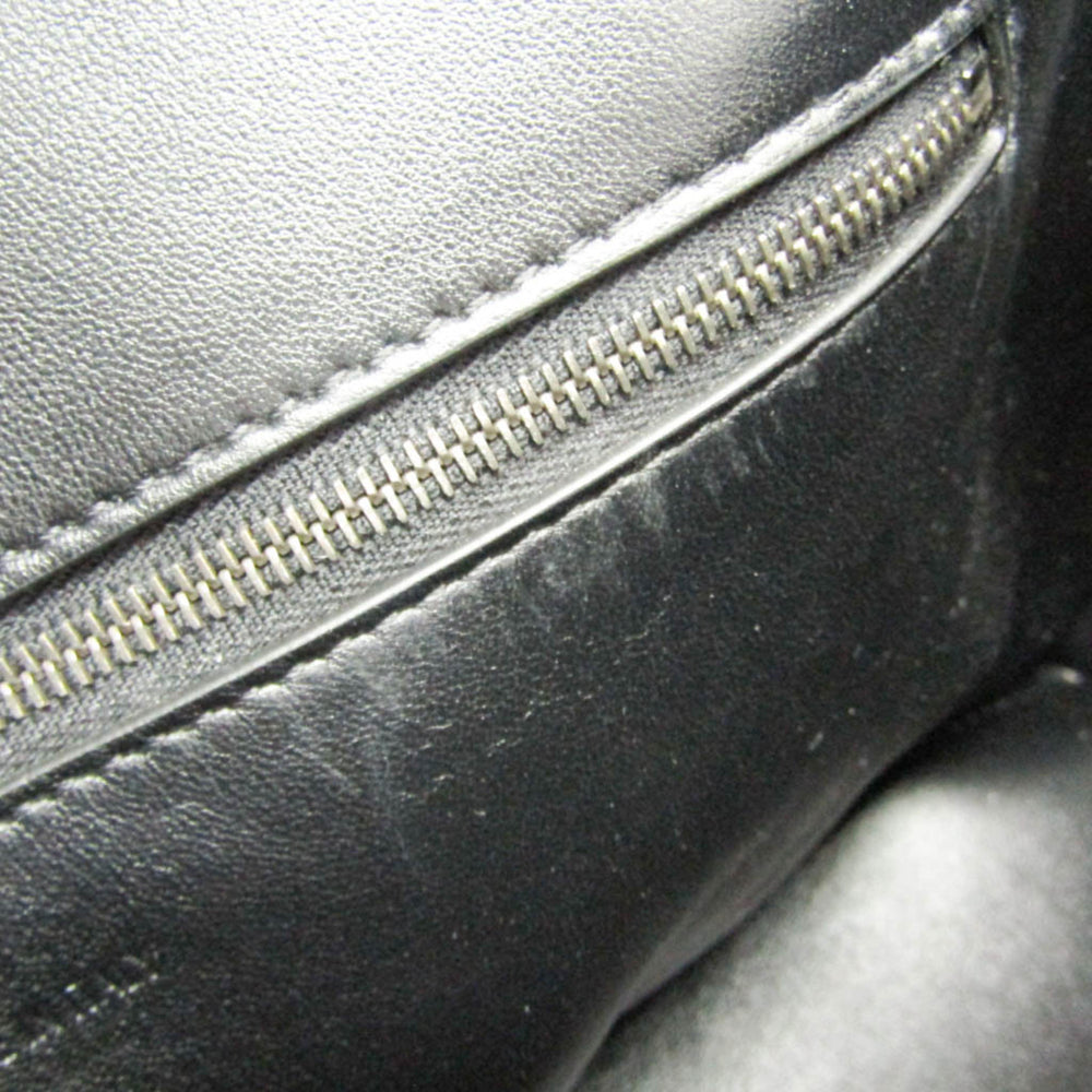 Balenciaga Downtown Medium 671354 Men,Women Leather Shoulder Bag Black — Like New