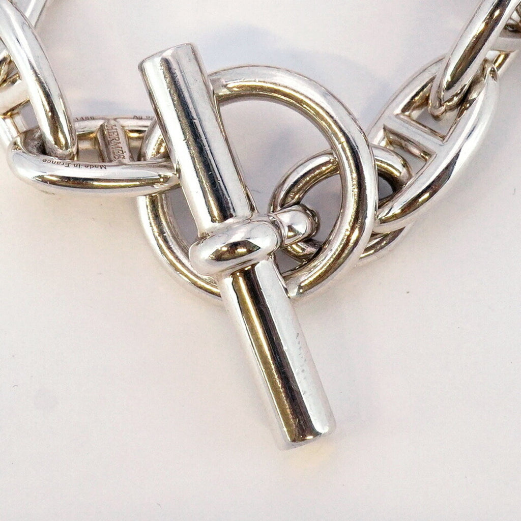 Hermes Chaine d'Ancre GM Bracelet, 11 Links, Silver 925, Women's
